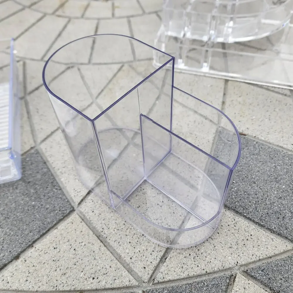 Clear Make Up Craft Acrylic Plastic Storage Caddy Bundle Lot - Picture 7 of 8